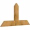 Ekena Millwork Portland Rough Sawn Timber Gable Bracket, Western Red Cedar, 48"W x 26"H x 2"D x 6"F, 13/12 Pitch GBW048X26X0206POR00RWR - alternate 3